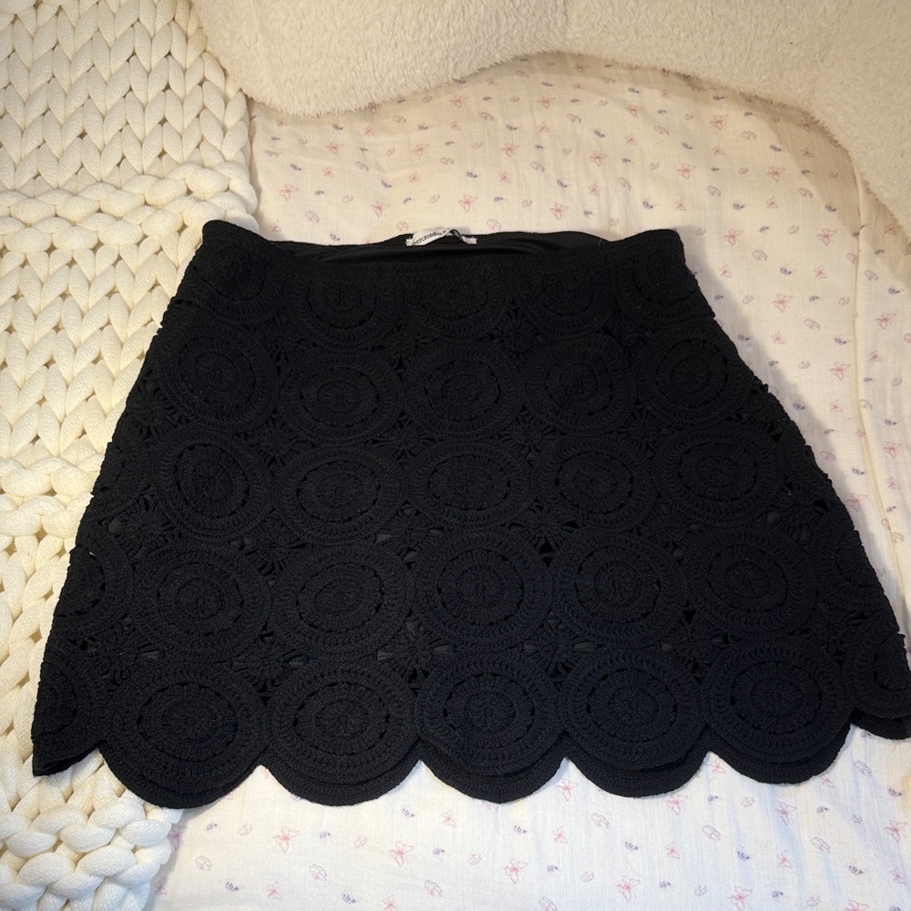 Abercrombie & Fitch Black Lace Skirt